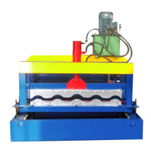 Glazed roof tile cold roll forming machine 1020 mm.